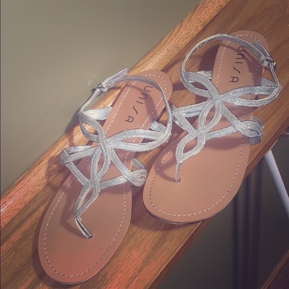 Silver Unisa sandals